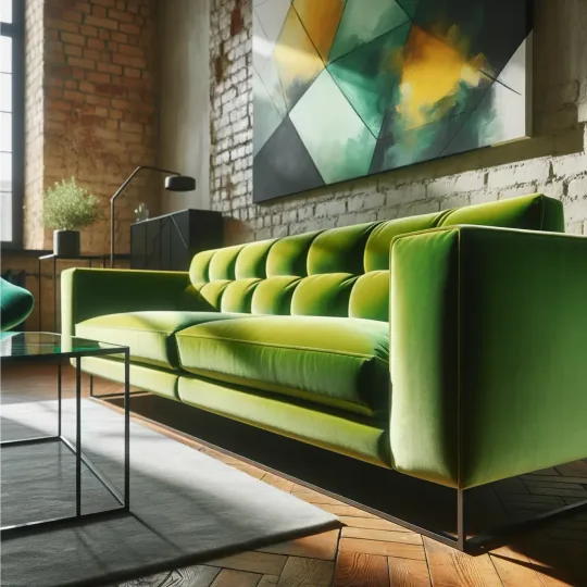 EmeraldComfort Fabric Sofa